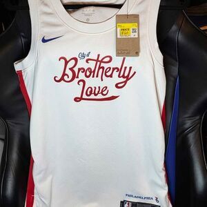 Philadelphia 76ers Mens Small City Edition Team Jersey